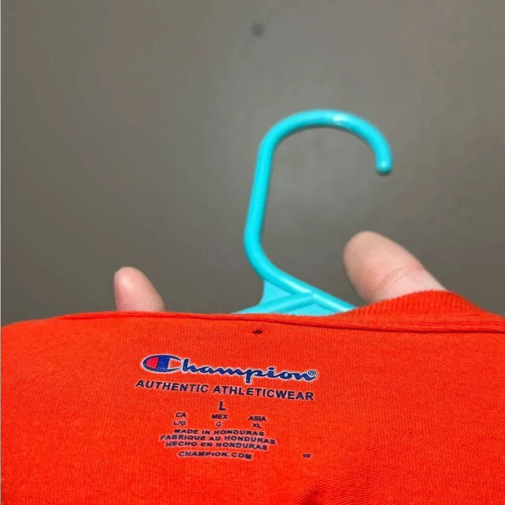 Champion Men's Bold Red Tee - Picture 2 of 3